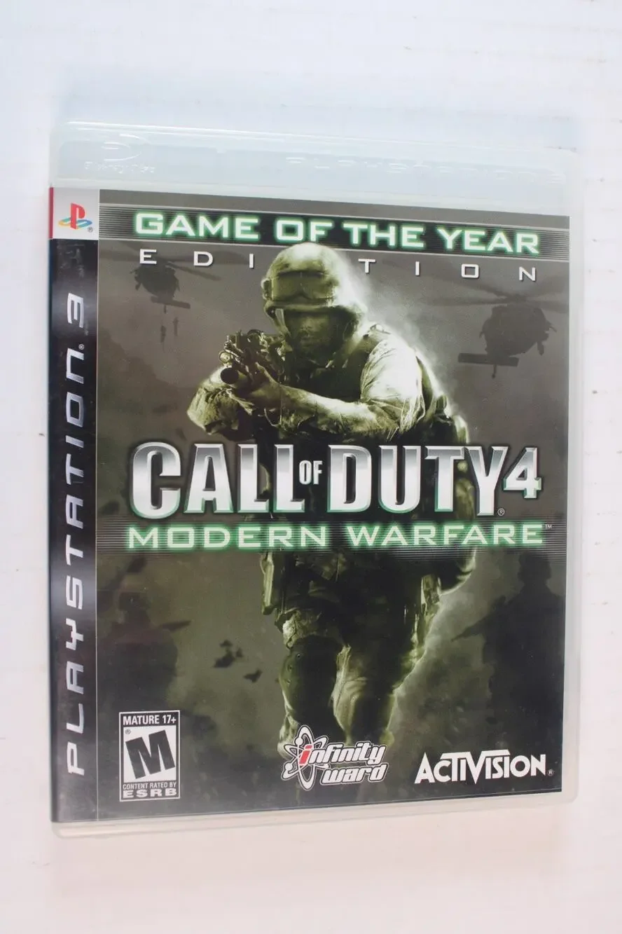 Call of Duty 4 Modern Warfare Game of the Year Edition PS3 Complete W/ Manual